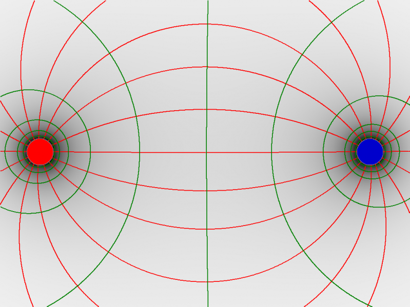 Datei:Felder plus minus großer Abstand sw Linien Flächen.png