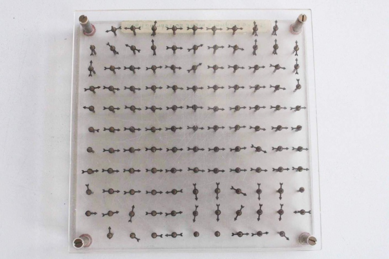 Datei:Lernzirkel Magnetfeld Kompassmatrix vorwiegend ausgerichtet.jpg