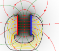 Felder Ringmagnet mit Magnetisierung.png