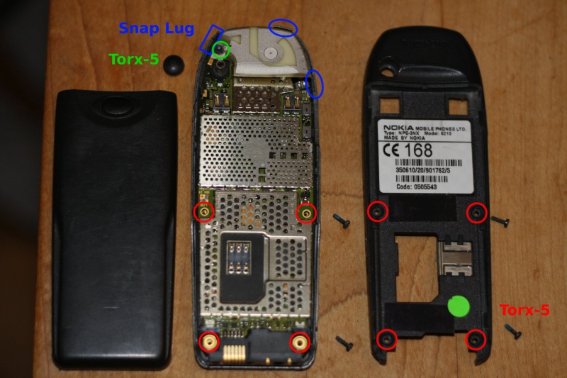 Datei:Nokia 6210 open front marked.jpg